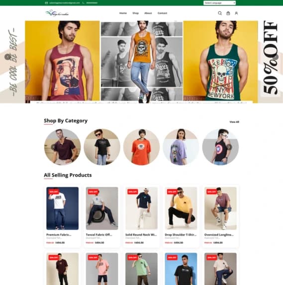 web development project